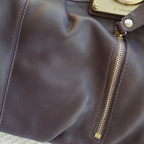 Makowsky Plush Purple Handbag - Picture 8 of 8